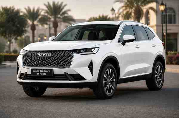 GWM Haval H6 HEV Ultra 1.5T white SUV in Lahore